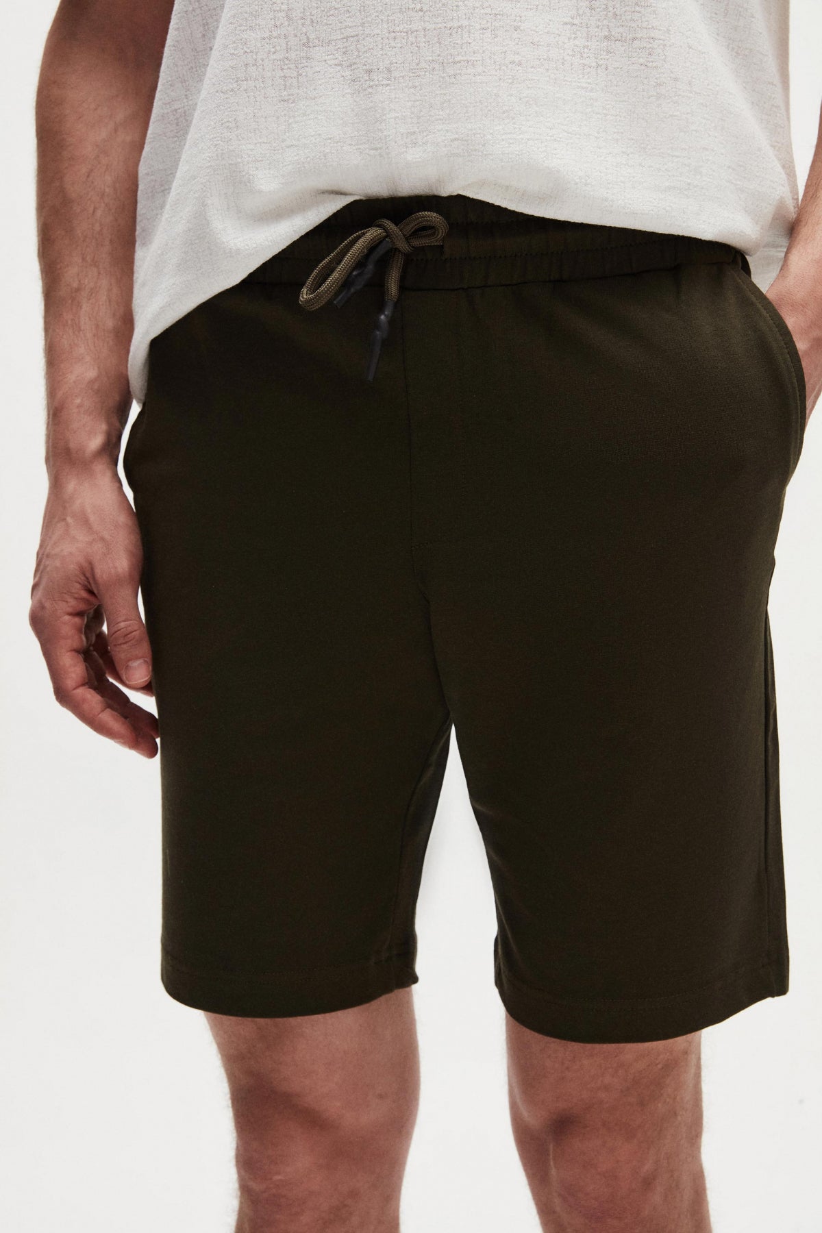 PANTALONI SCURTI D'S DAMAT SLIM FIT - Kaki