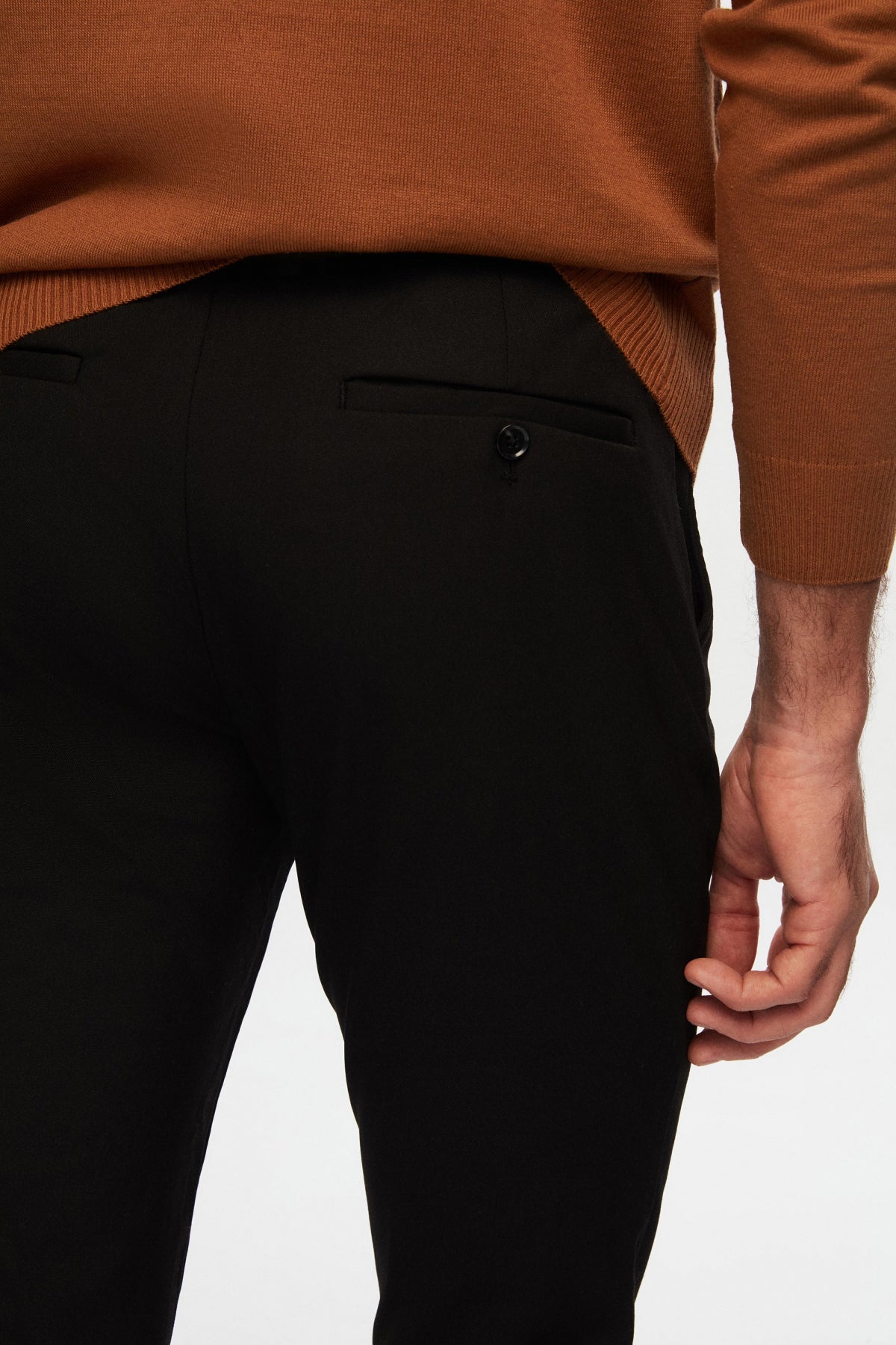 PANTALONI JOGGER SLIM FIT D'S DAMAT - Negru