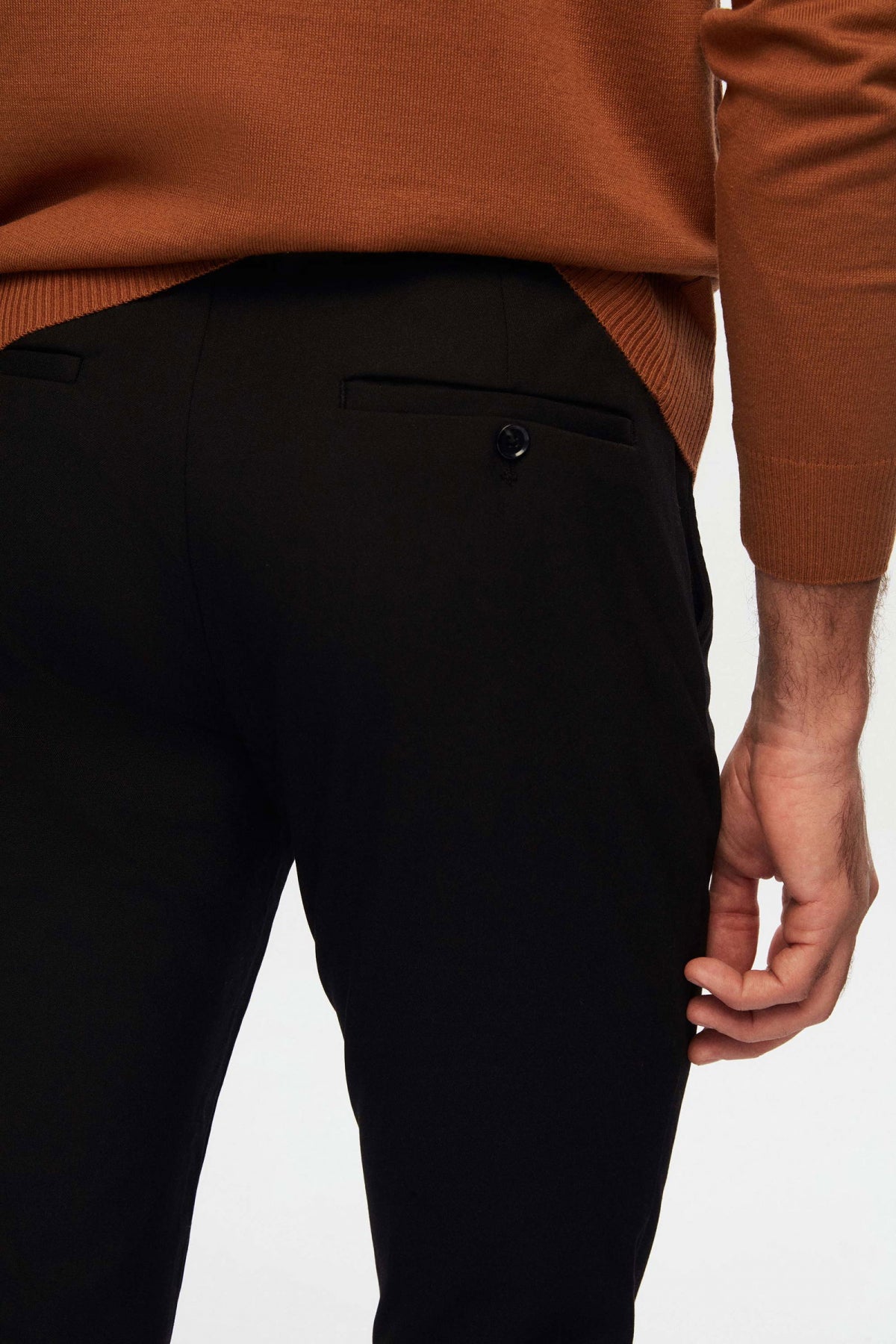 PANTALONI JOGGER SLIM FIT D'S DAMAT - Negru