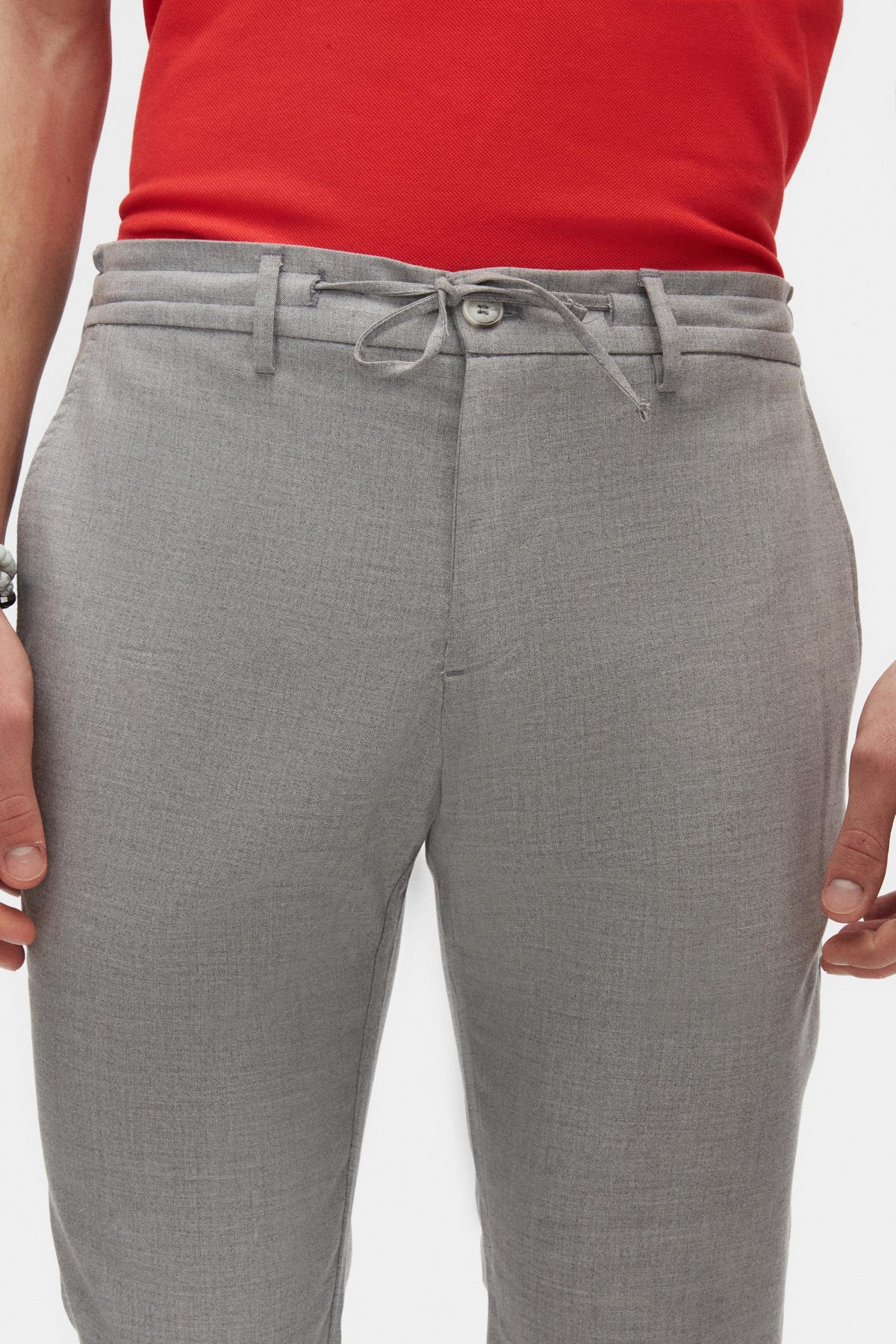 PANTALONI JOGGER SLIM FIT D'S DAMAT - Gri