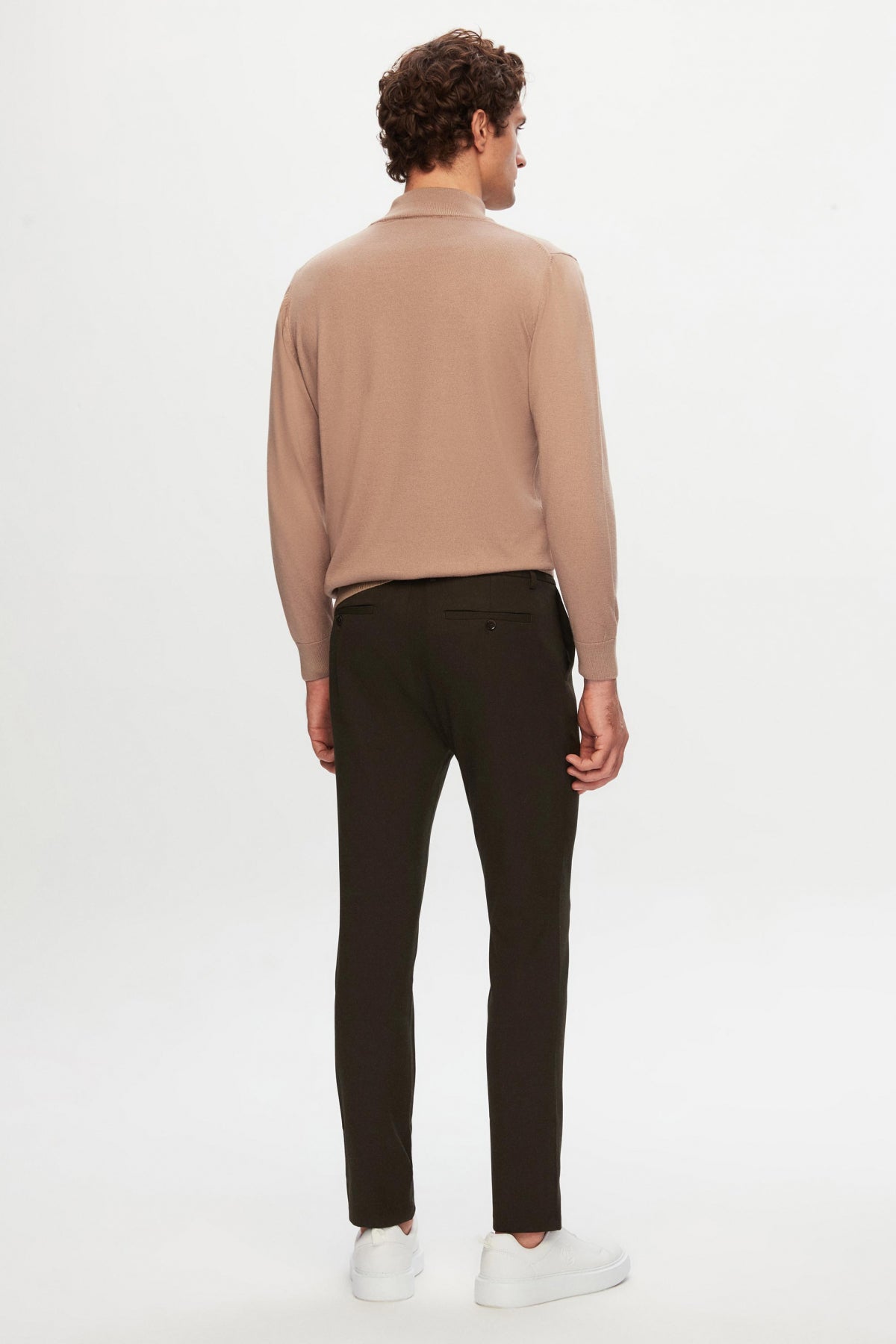 PANTALONI JOGGER SLIM FIT D'S DAMAT - Kaki