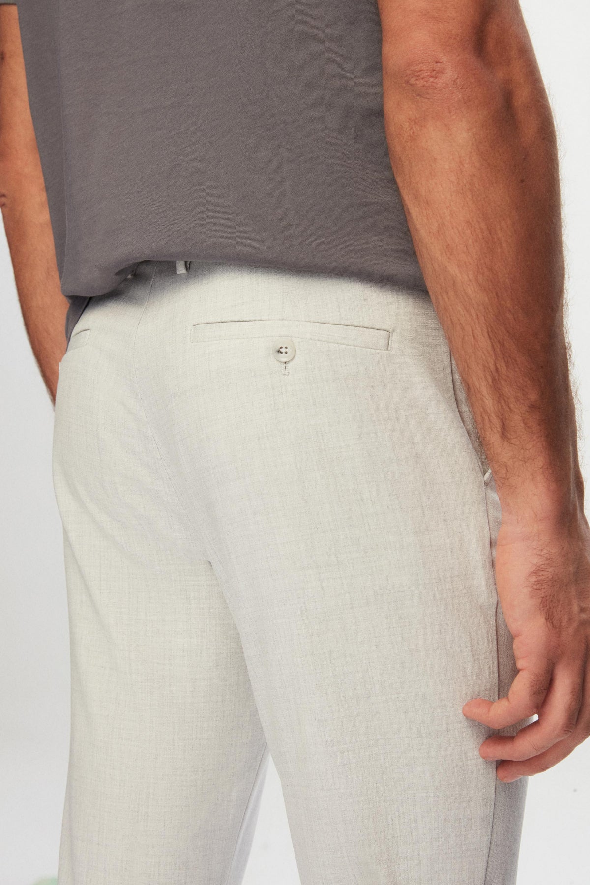 PANTALONI JOGGER SLIM FIT D'S DAMAT - Bej