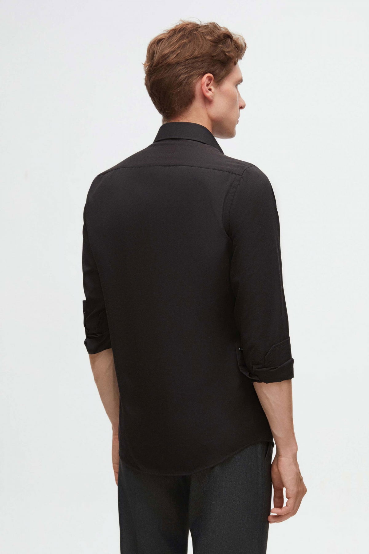 CAMASA SLIM FIT D'S DAMAT - Negru