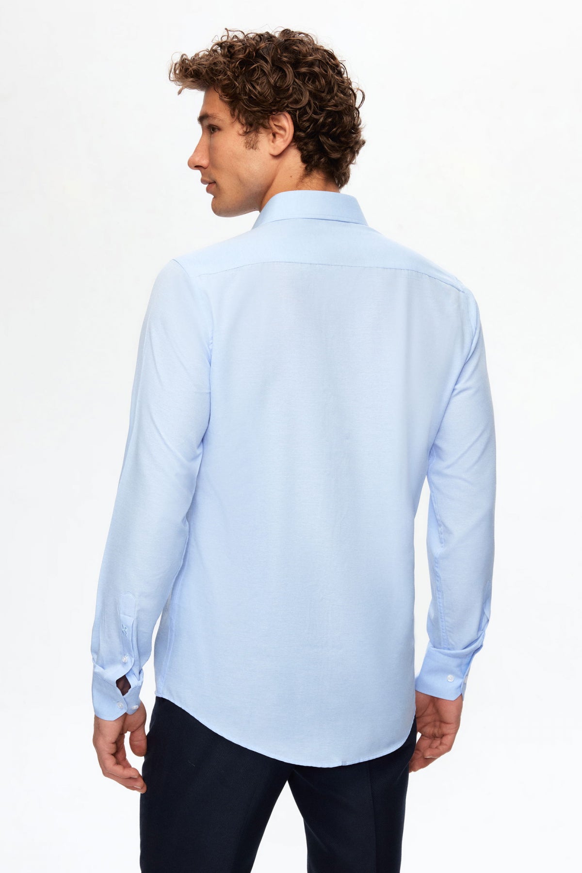 CAMASA SLIM FIT D'S DAMAT - Albastru Deschis