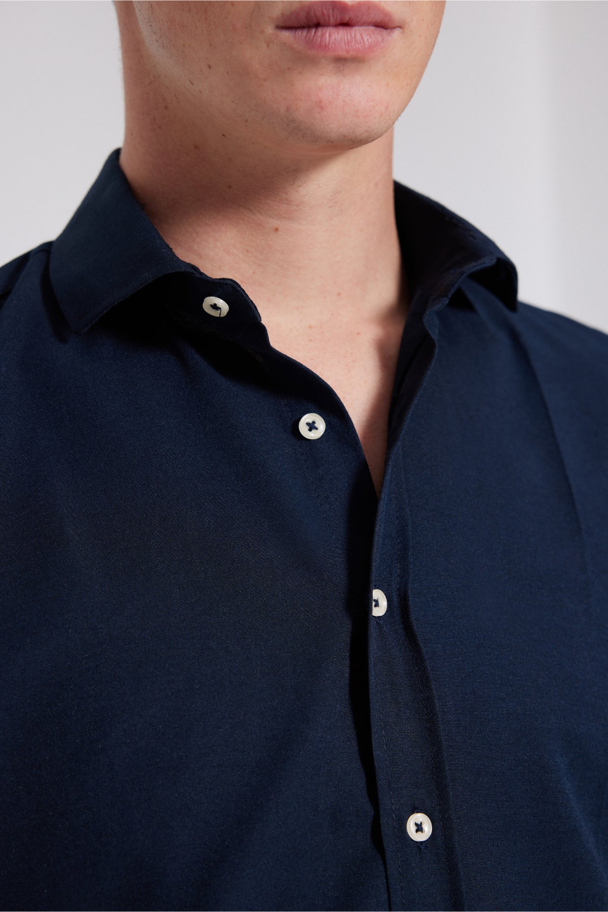 CAMASA SLIM FIT D'S DAMAT - Bleumarin