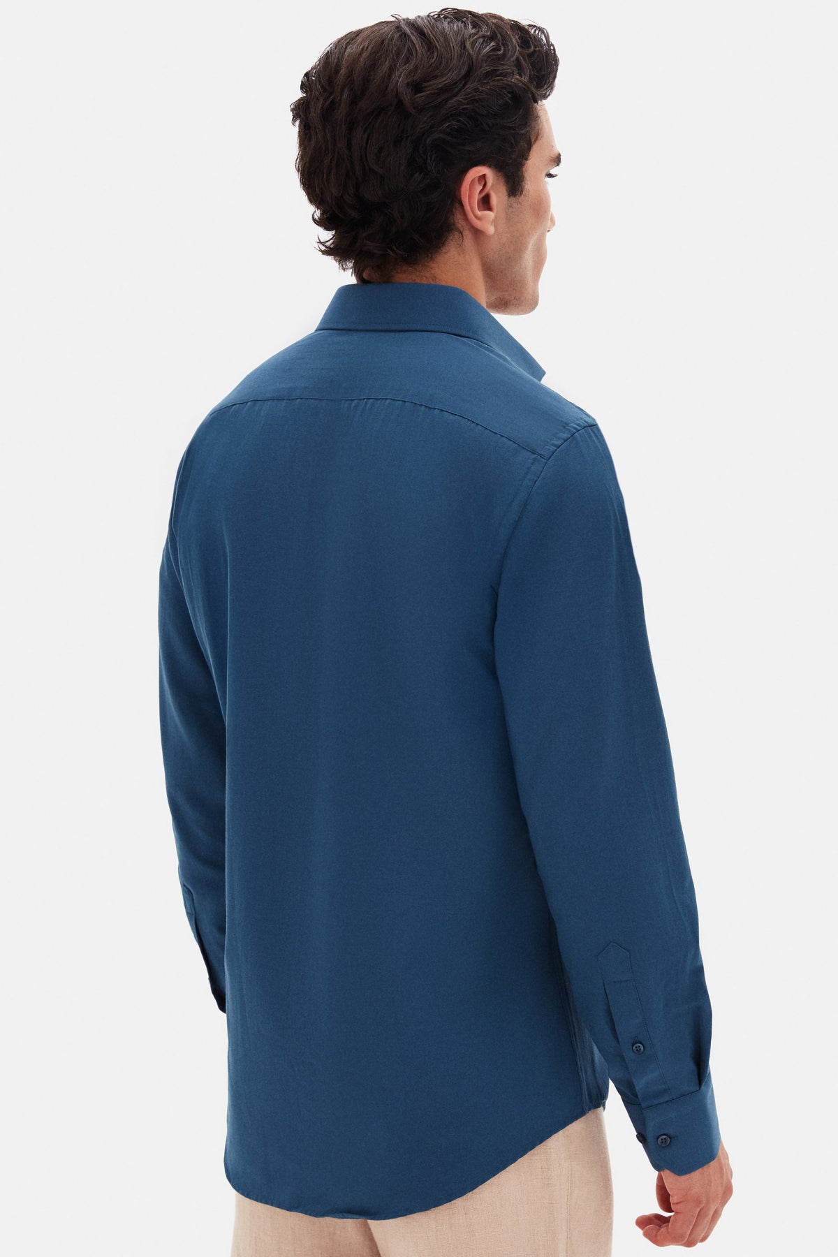 CAMASA SLIM FIT D'S DAMAT - Petrol