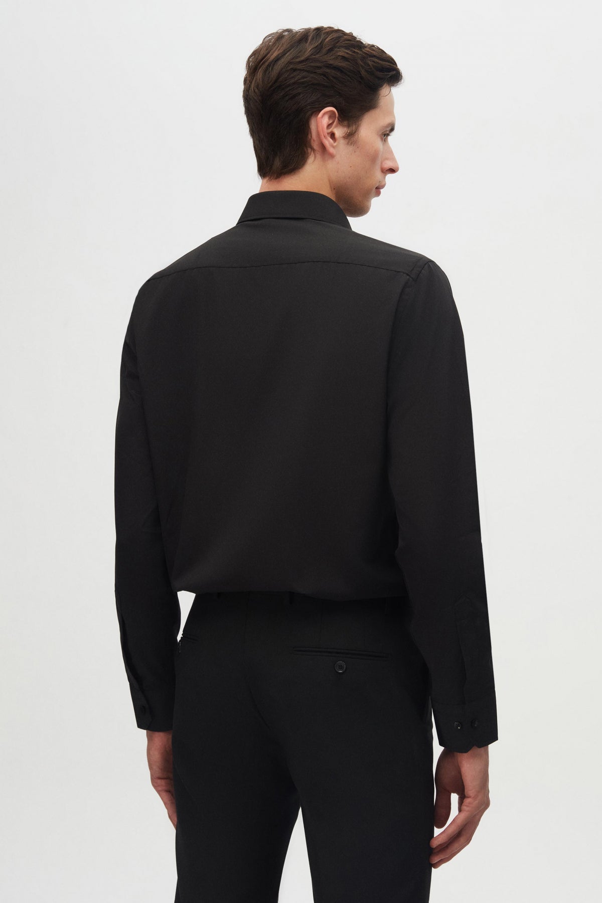 CAMASA SLIM FIT D'S DAMAT - Negru