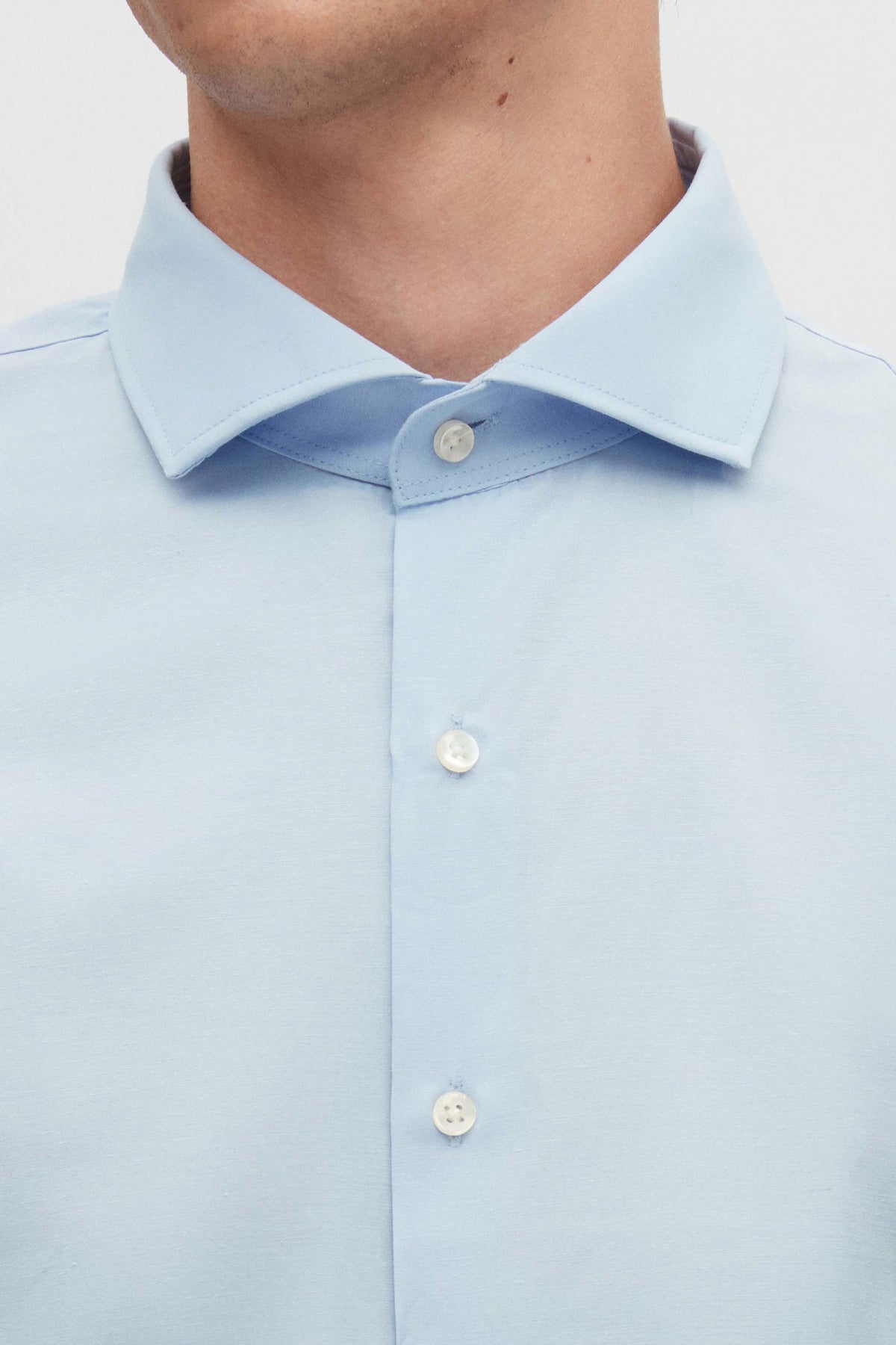 CAMASA SLIM FIT D'S DAMAT - Albastru Deschis