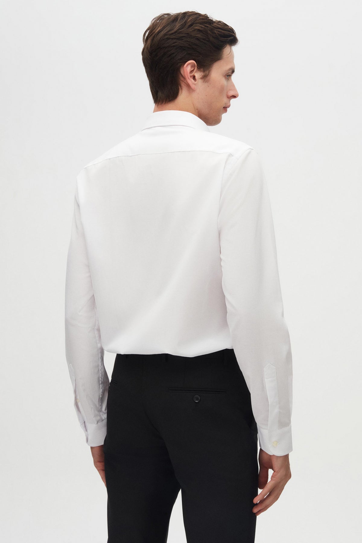 CAMASA SLIM FIT D'S DAMAT - Alb