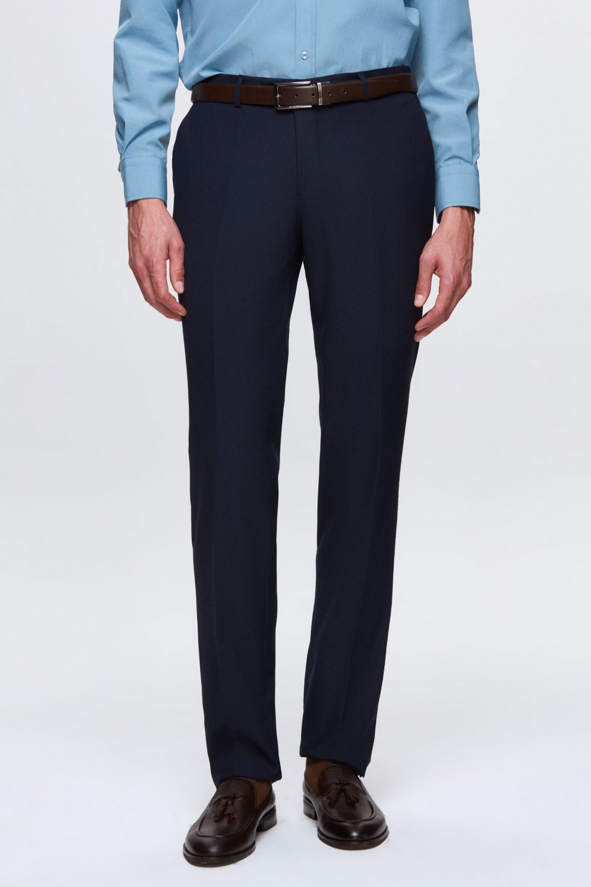 COSTUM CU VESTA SLIM FIT D'S DAMAT - Bleumarin