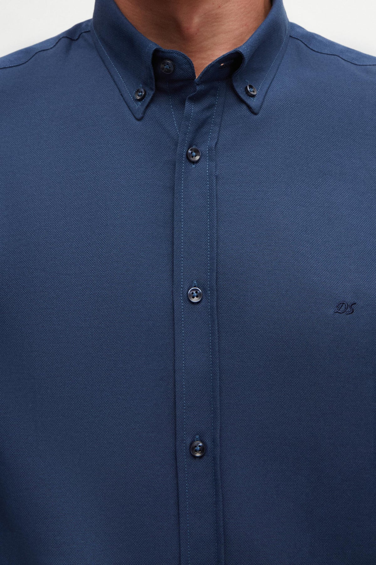 CAMASA SLIM FIT D'S DAMAT - Albastru
