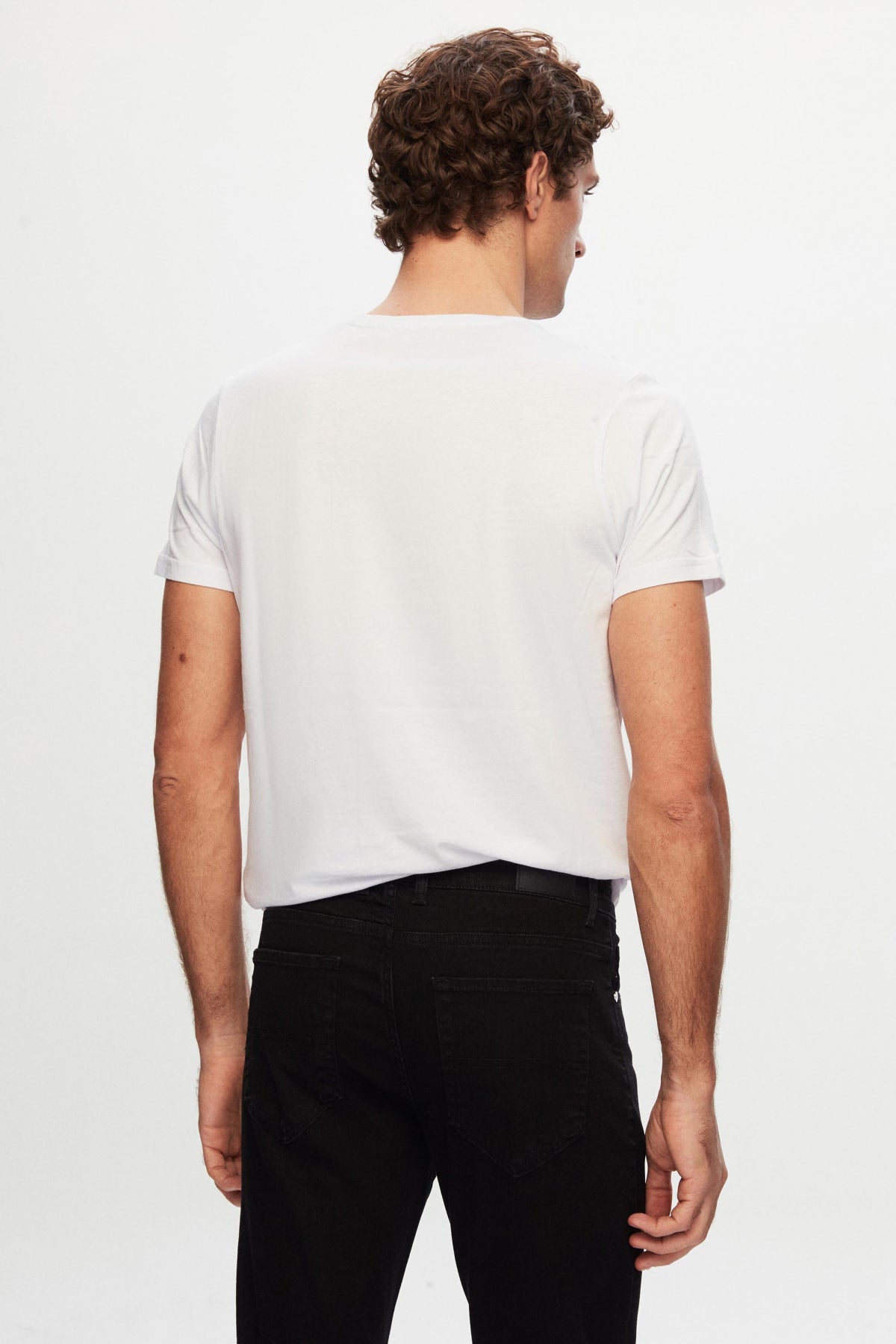 BLUGI SLIM FIT D'S DAMAT - Negru