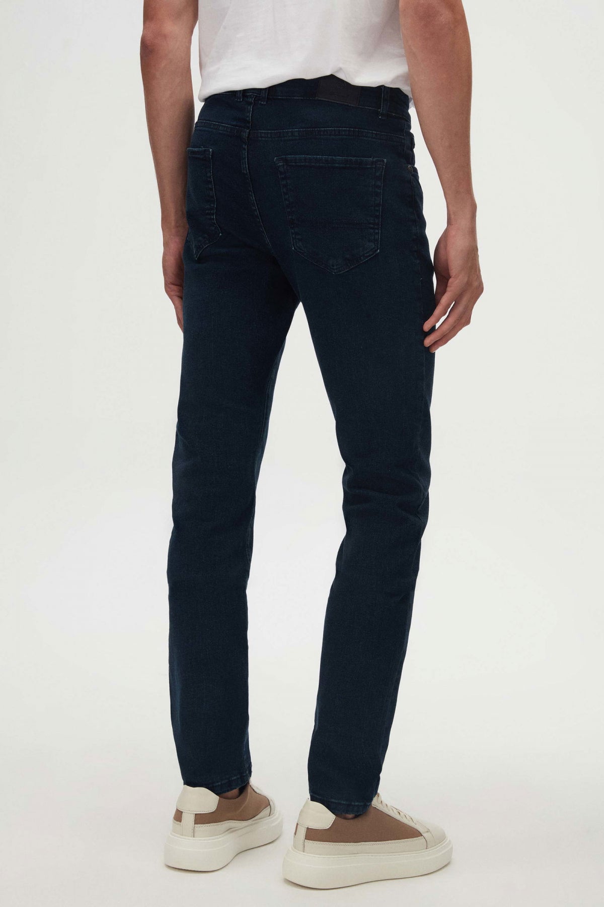 BLUGI SLIM FIT D'S DAMAT - Bleumarin