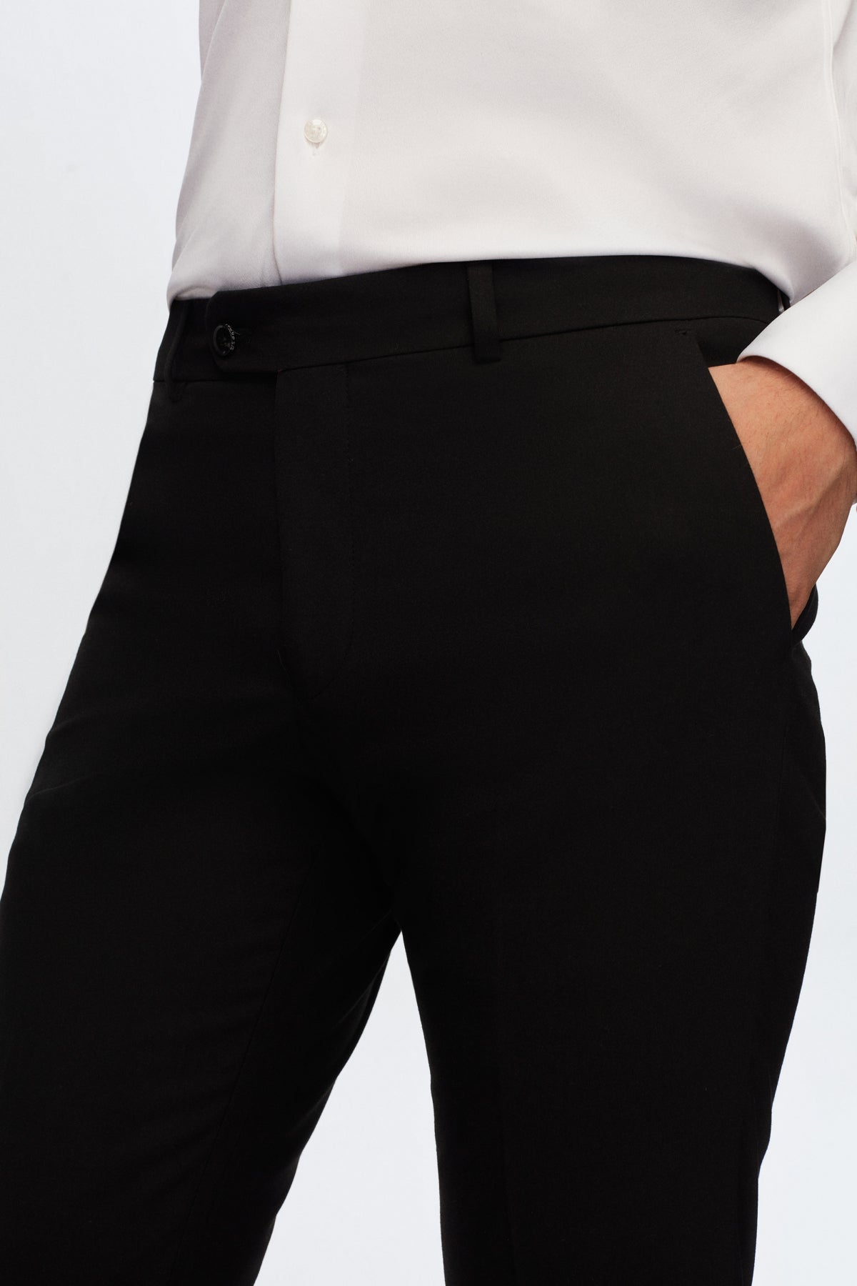 COSTUM SLIM FIT D'S DAMAT - Negru