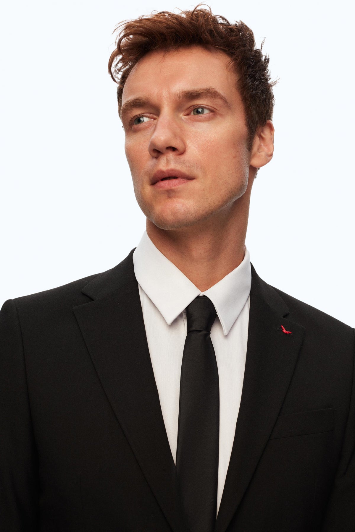 COSTUM SLIM FIT D'S DAMAT - Negru