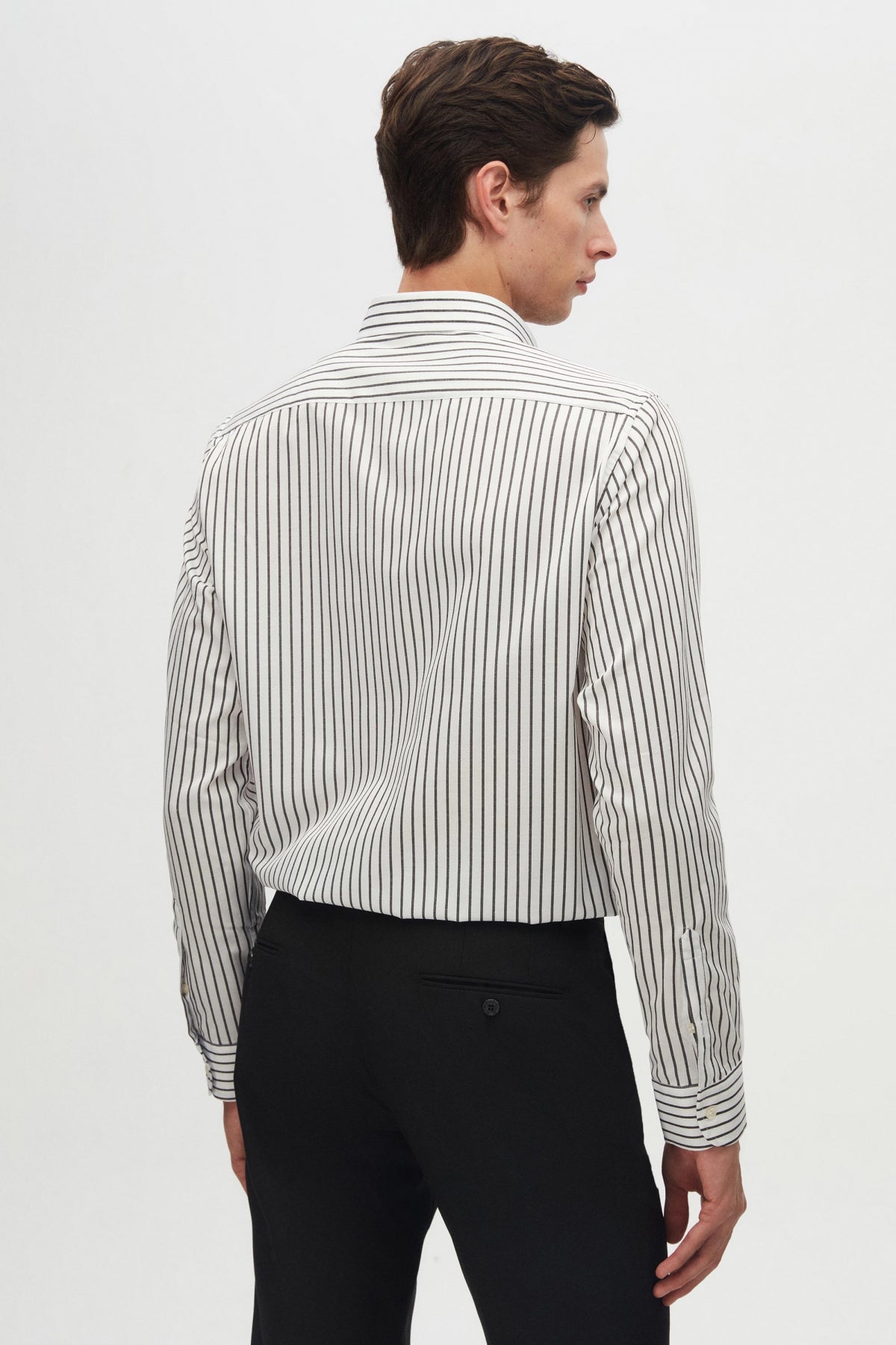 CAMASA SLIM FIT D'S DAMAT - Negru