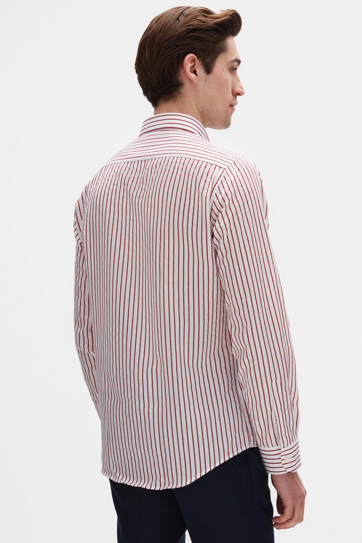 CAMASA SLIM FIT D'S DAMAT - Roșu