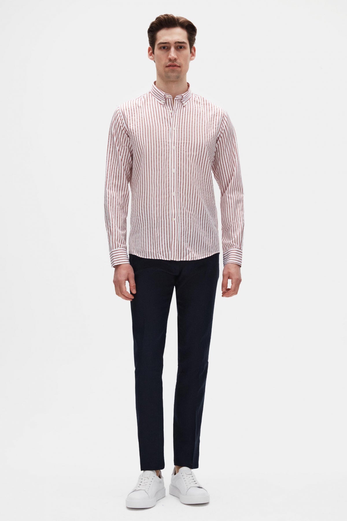 CAMASA SLIM FIT D'S DAMAT - Roșu