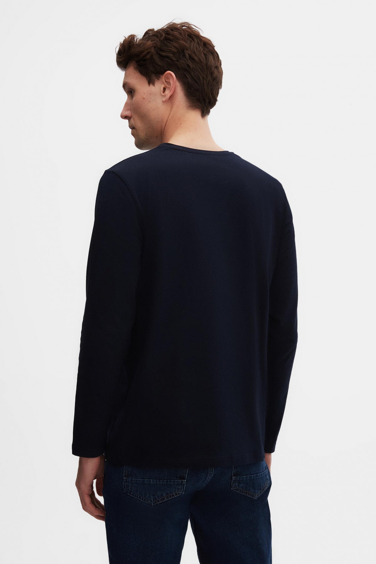 TRICOU SLIM FIT D'S DAMAT - Bleumarin
