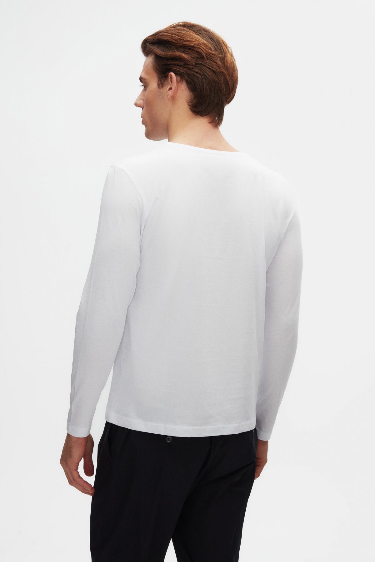 TRICOU SLIM FIT D'S DAMAT - Alb