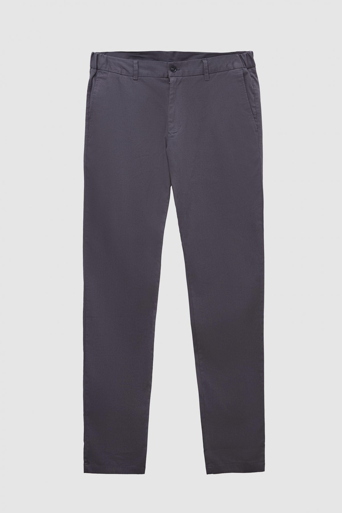PANTALONI CHINO SLIM FIT D'S DAMAT - Antracit