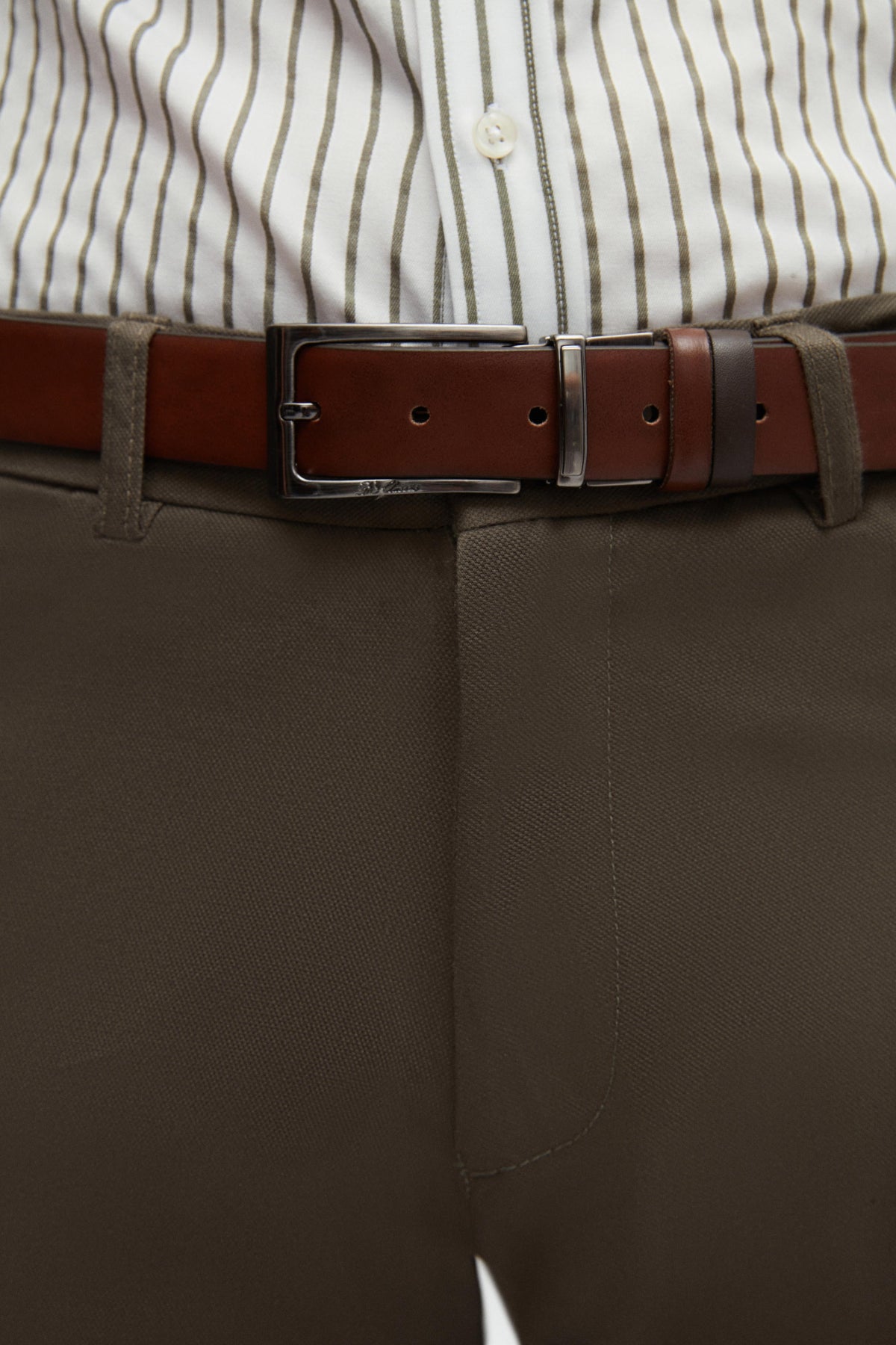 PANTALONI CHINO SLIM FIT D'S DAMAT - Kaki