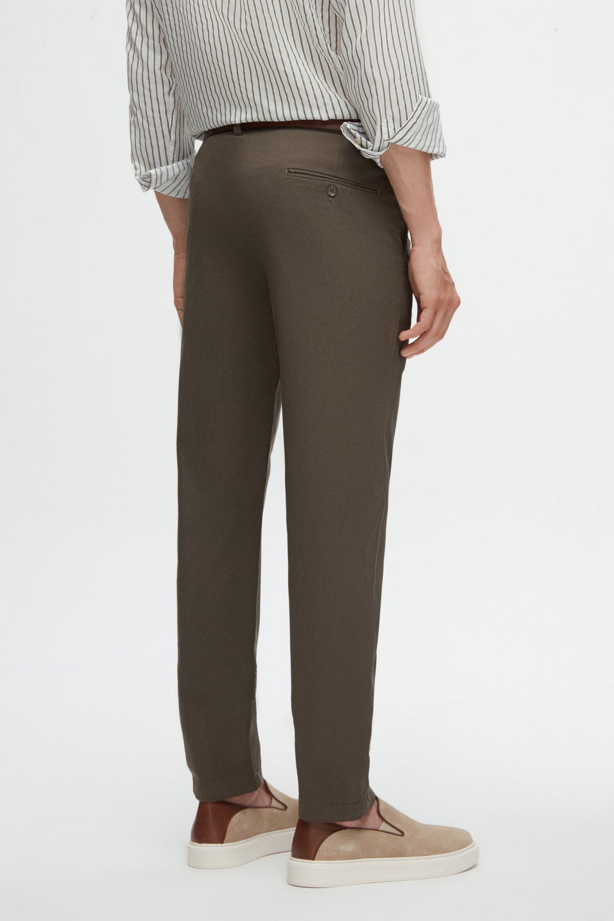 PANTALONI CHINO SLIM FIT D'S DAMAT - Kaki