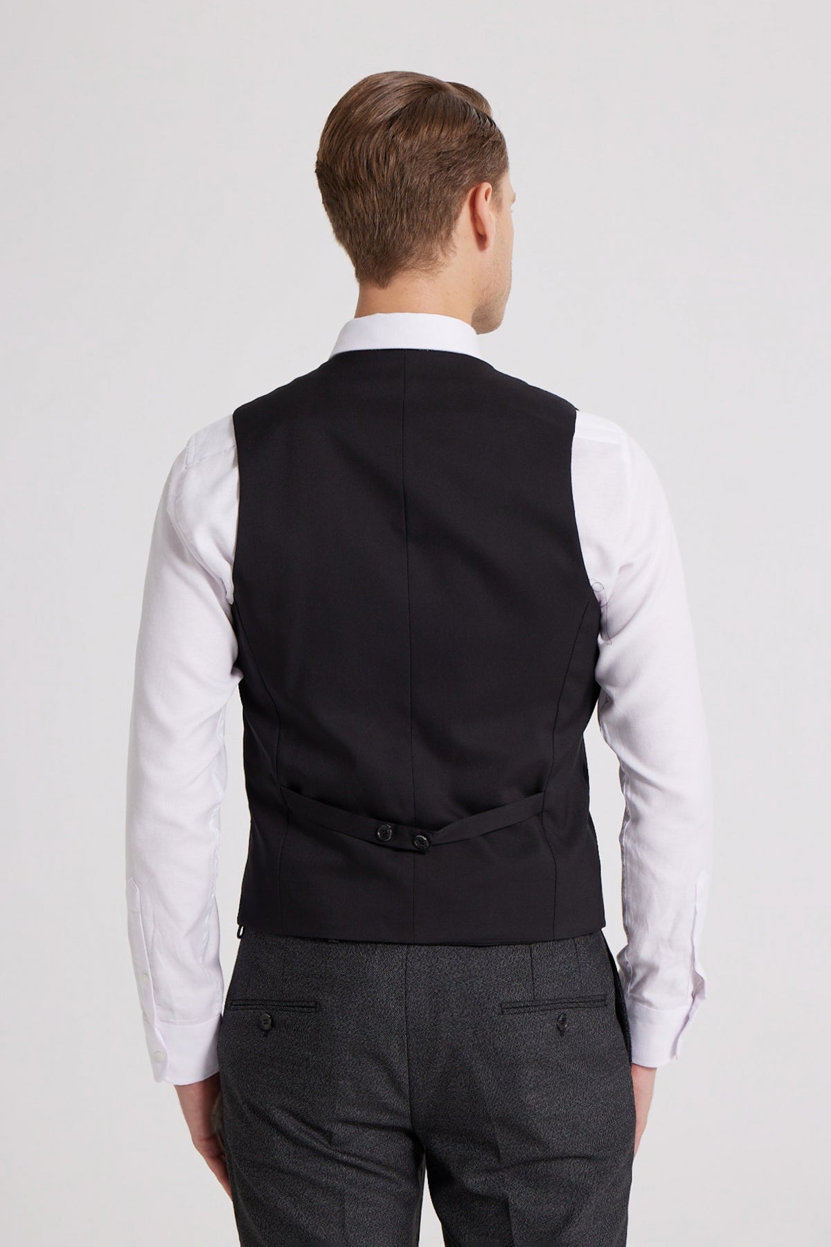 COSTUM D'S DAMAT SLIM FIT - Antracit