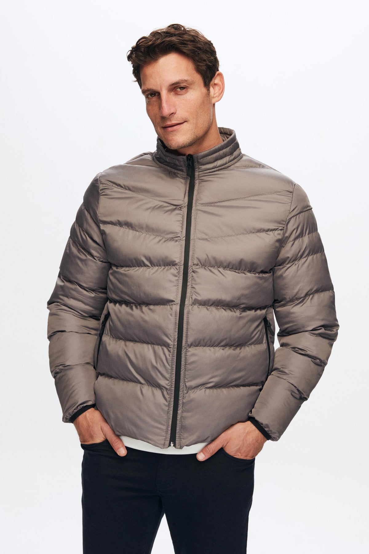 GEACA MATLASATA SLIM FIT D'S DAMAT - Gri