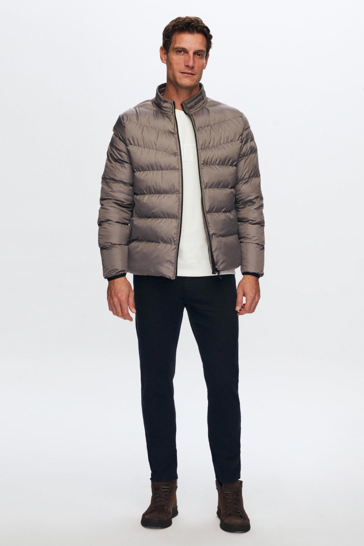 GEACA MATLASATA SLIM FIT D'S DAMAT - Gri