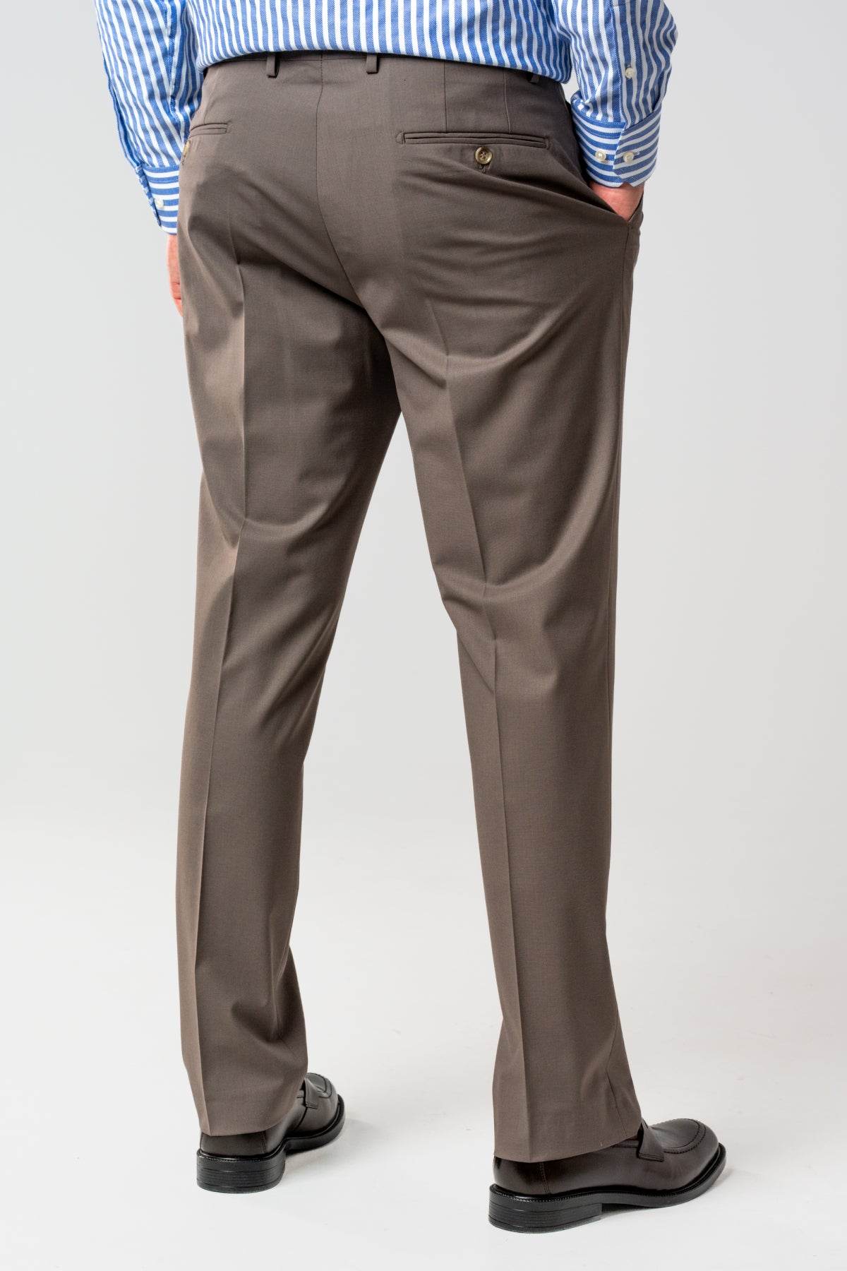 PANTALONI D'S DAMAT REGULAR FIT - Bej