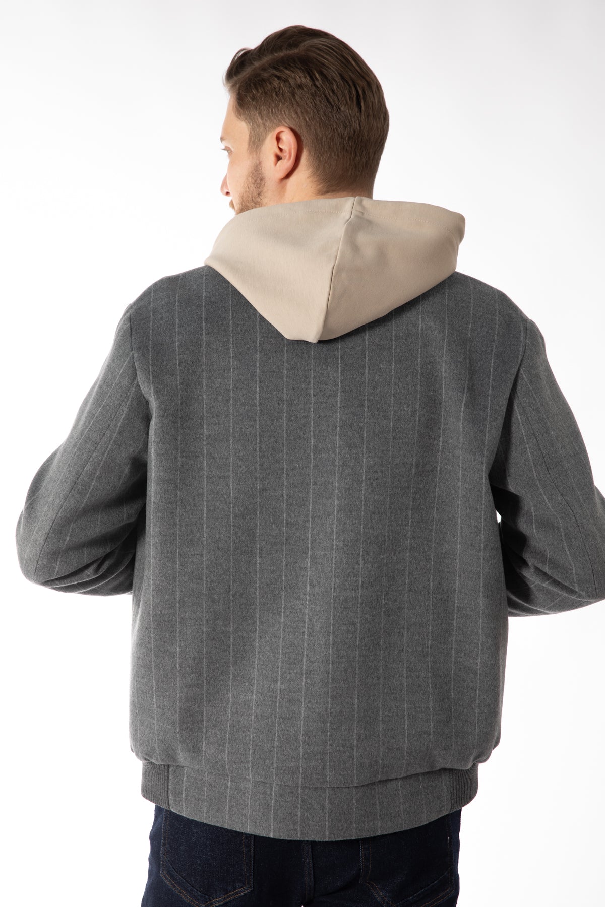 GEACA REGULAR FIT D'S DAMAT - Antracit