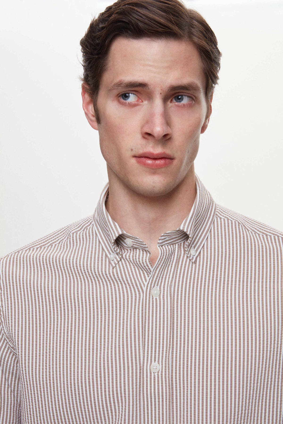 CAMASA CU DUNGI REGULAR FIT D'S DAMAT - Bej