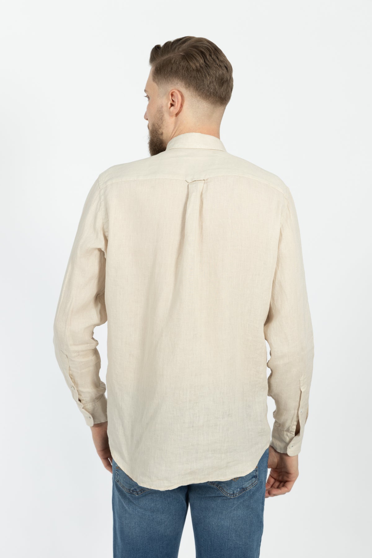 CAMASA REGULAR FIT D'S DAMAT - Bej