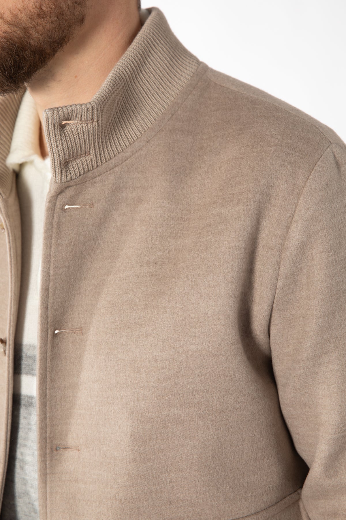 GEACA REGULAR FIT DAMAT - Bej