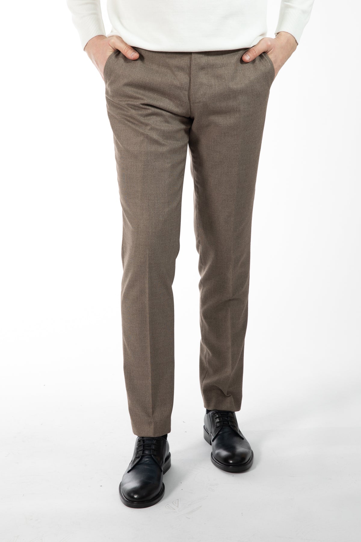 PANTALONI SLIM FIT D'S DAMAT - Bej