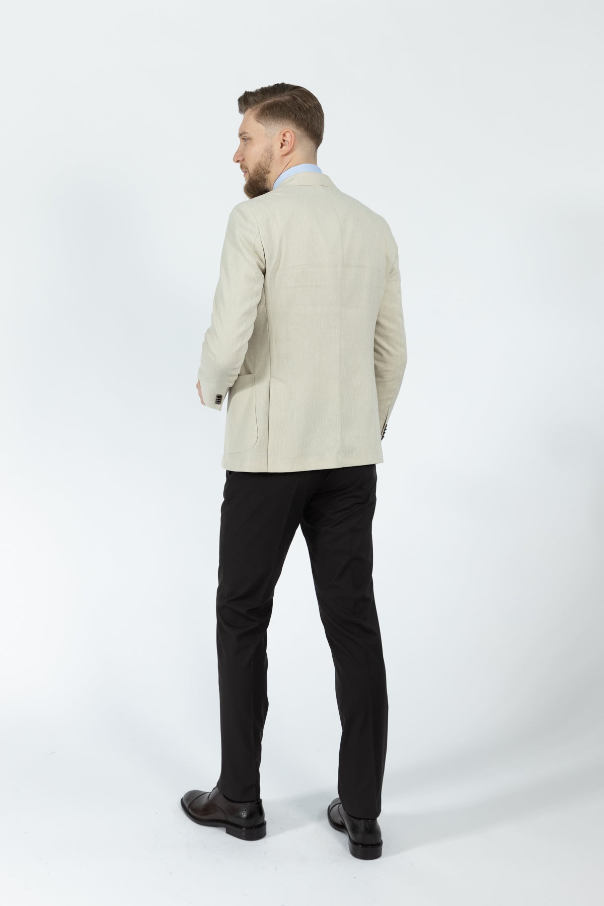 COSTUM CU VESTA SLIM FIT D'S DAMAT - Bej