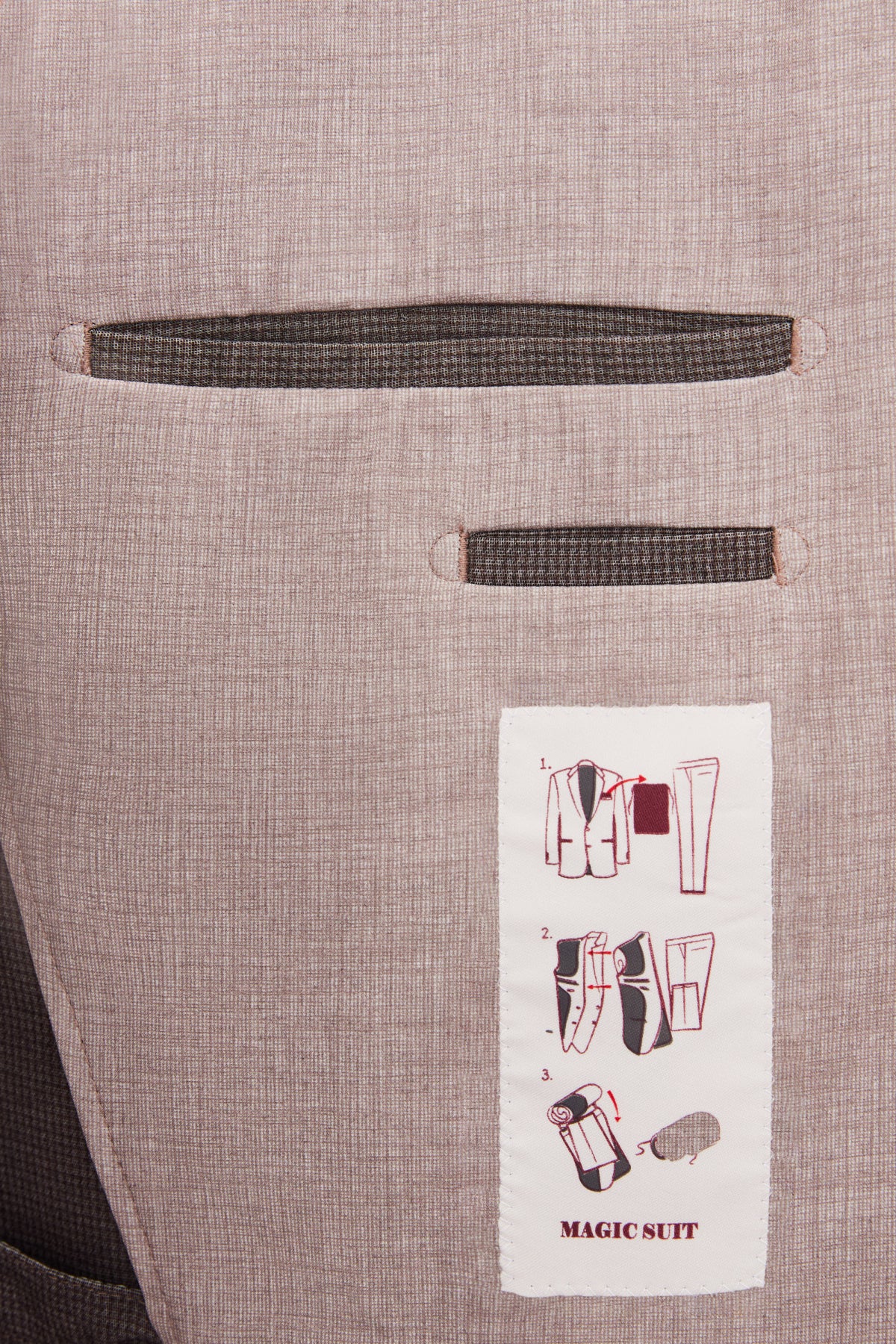 COSTUM CASUAL SLIM FIT D'S DAMAT - Bej