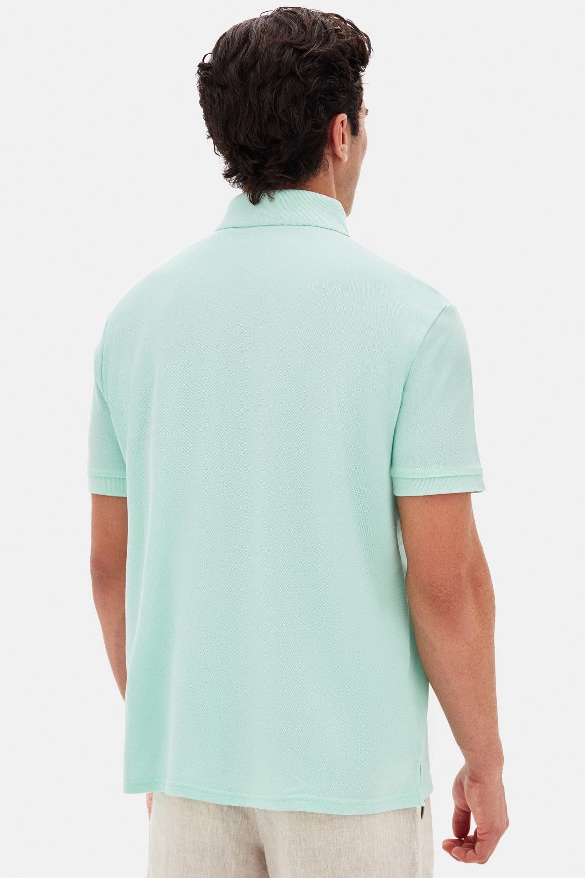 TRICOU REGULAR FIT D'S DAMAT - Mentă Bio