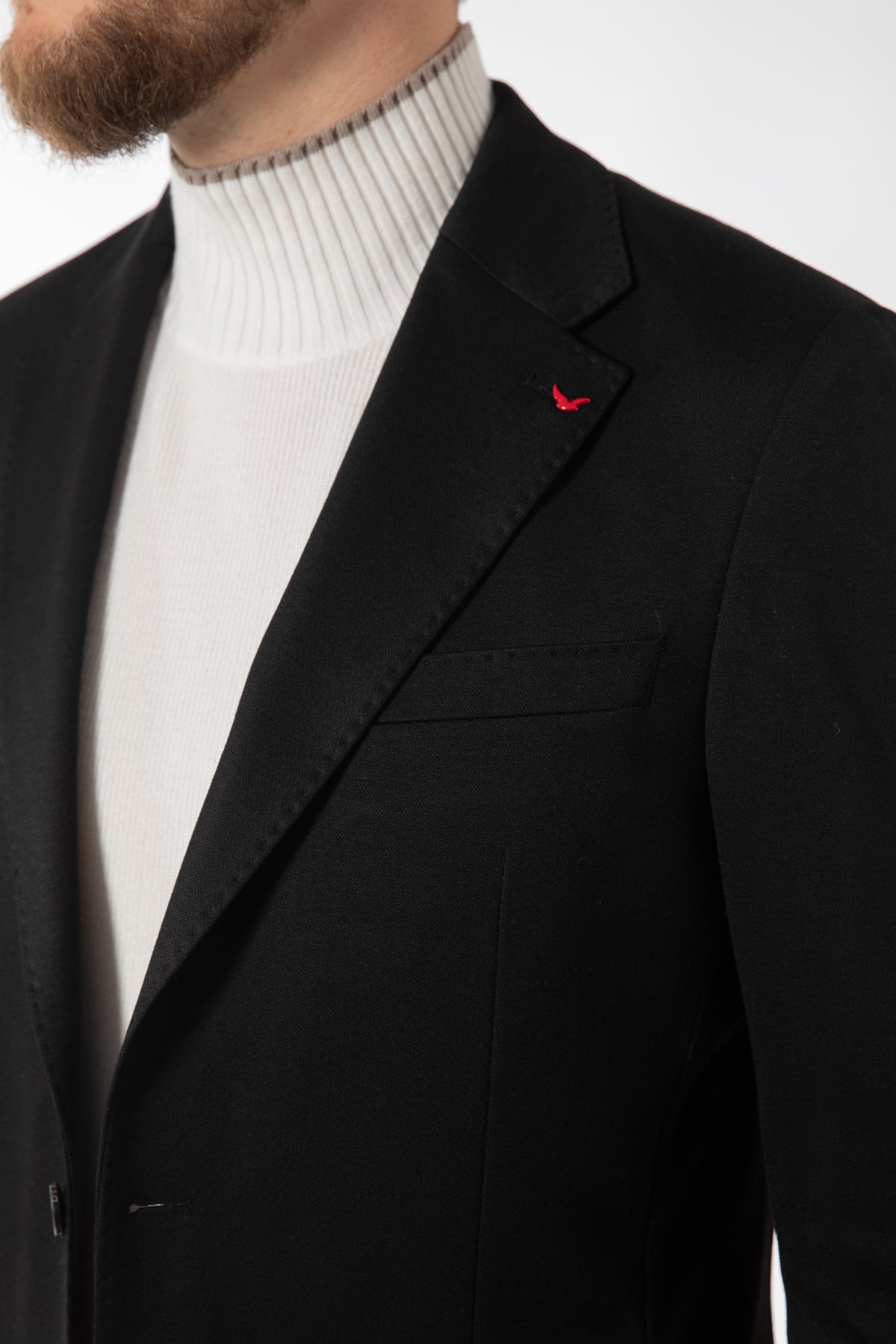 SACOU SLIM FIT D'S DAMAT - Negru