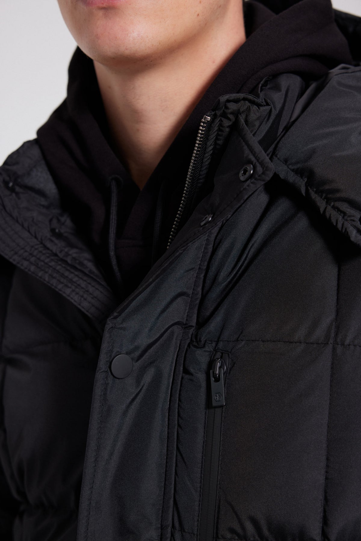 GEACA REGULAR FIT D'S DAMAT - Negru