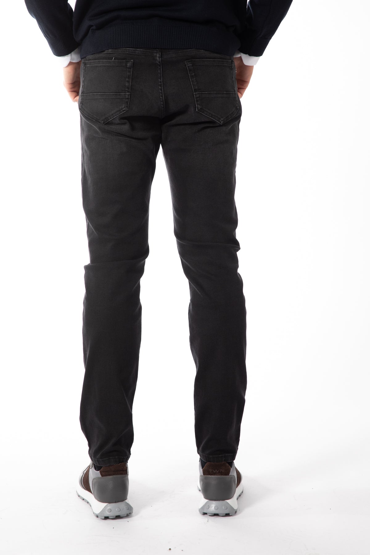 BLUGI SLIM FIT D'S DAMAT - Negru