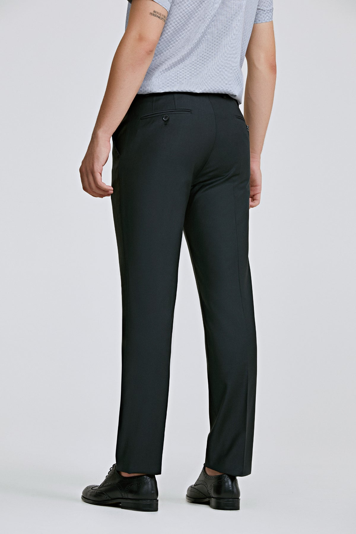 PANTALONI D'S DAMAT SLIM FIT - Negru