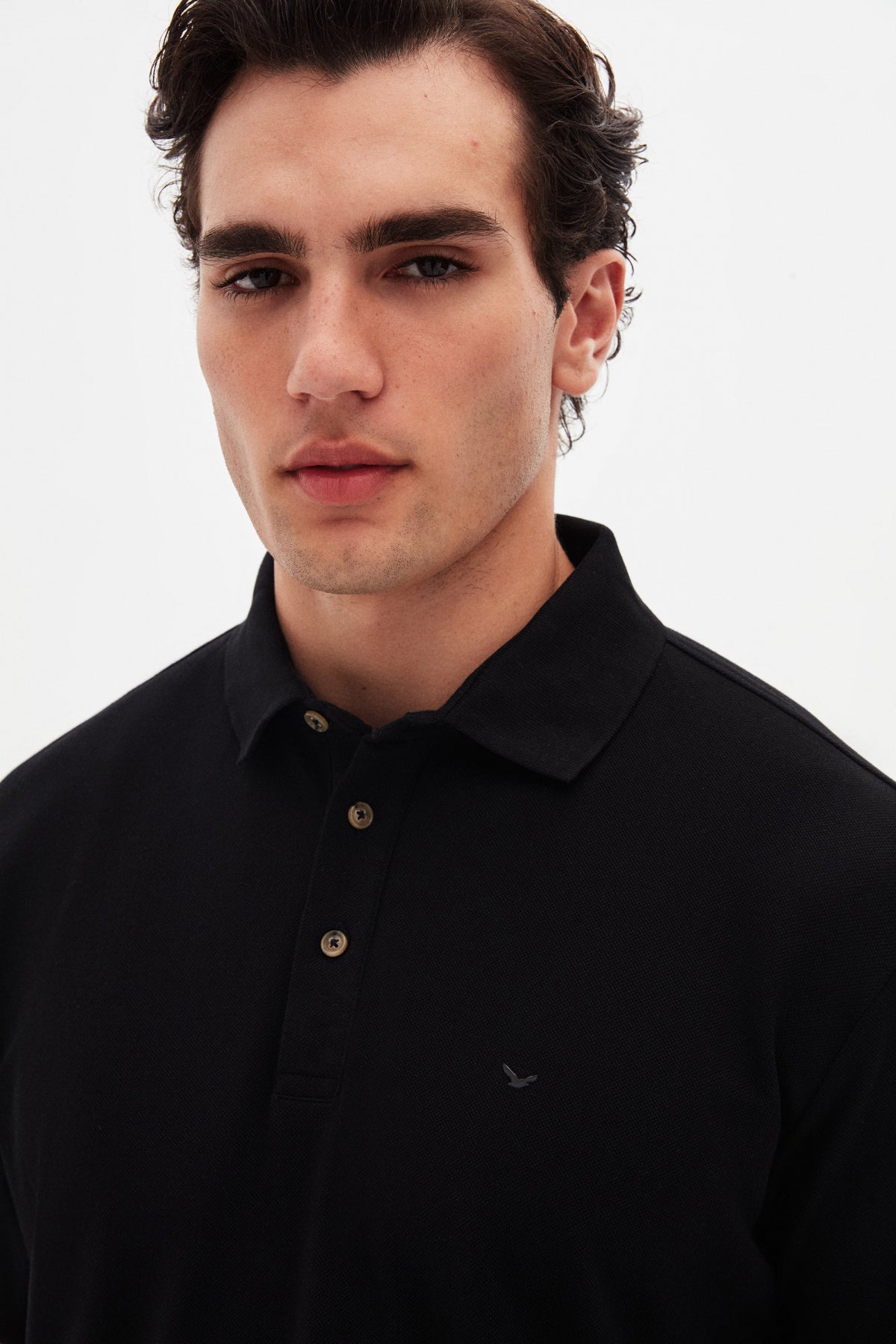 TRICOU REGULAR FIT D'S DAMAT - Negru