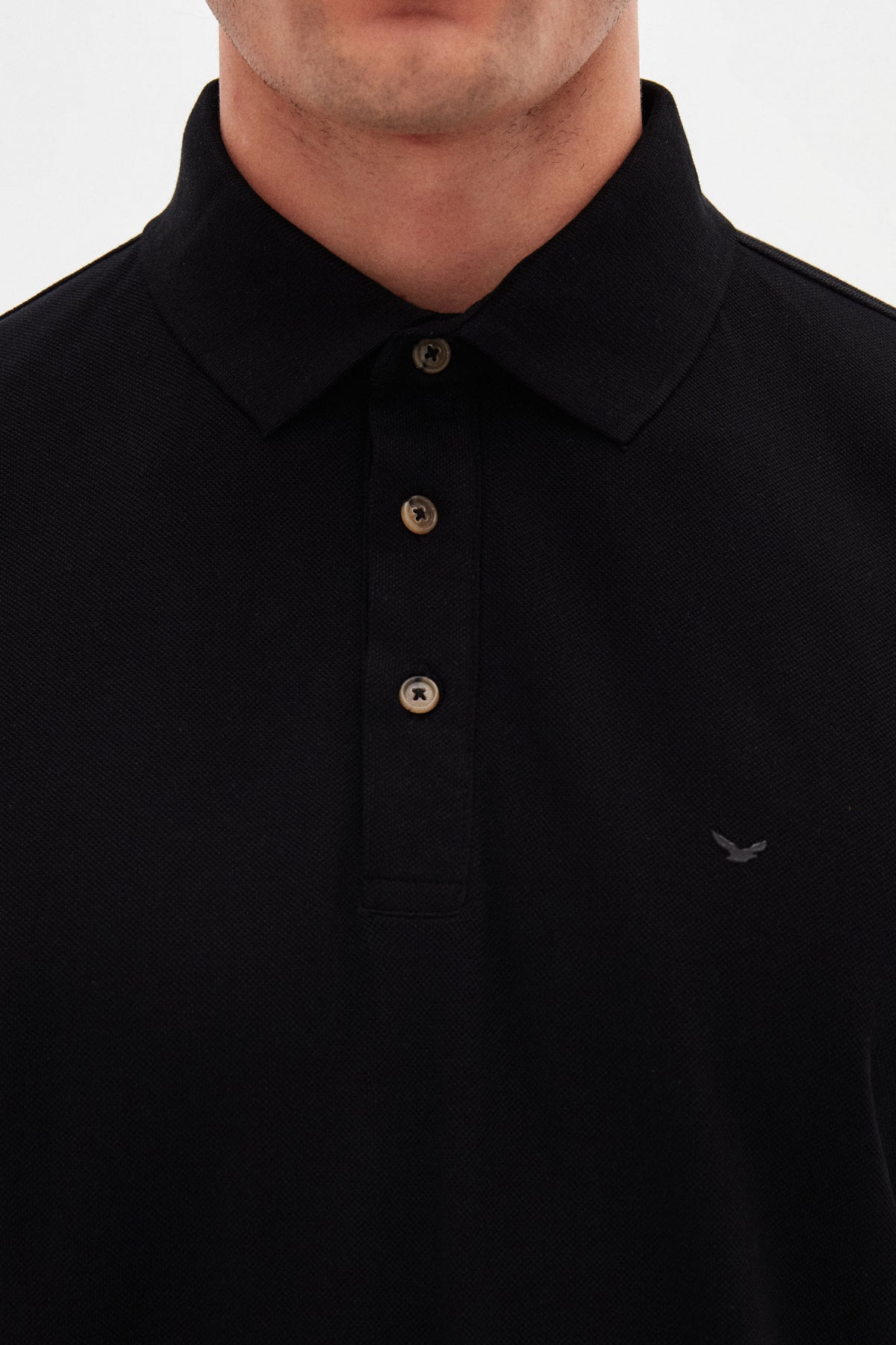 TRICOU REGULAR FIT D'S DAMAT - Negru
