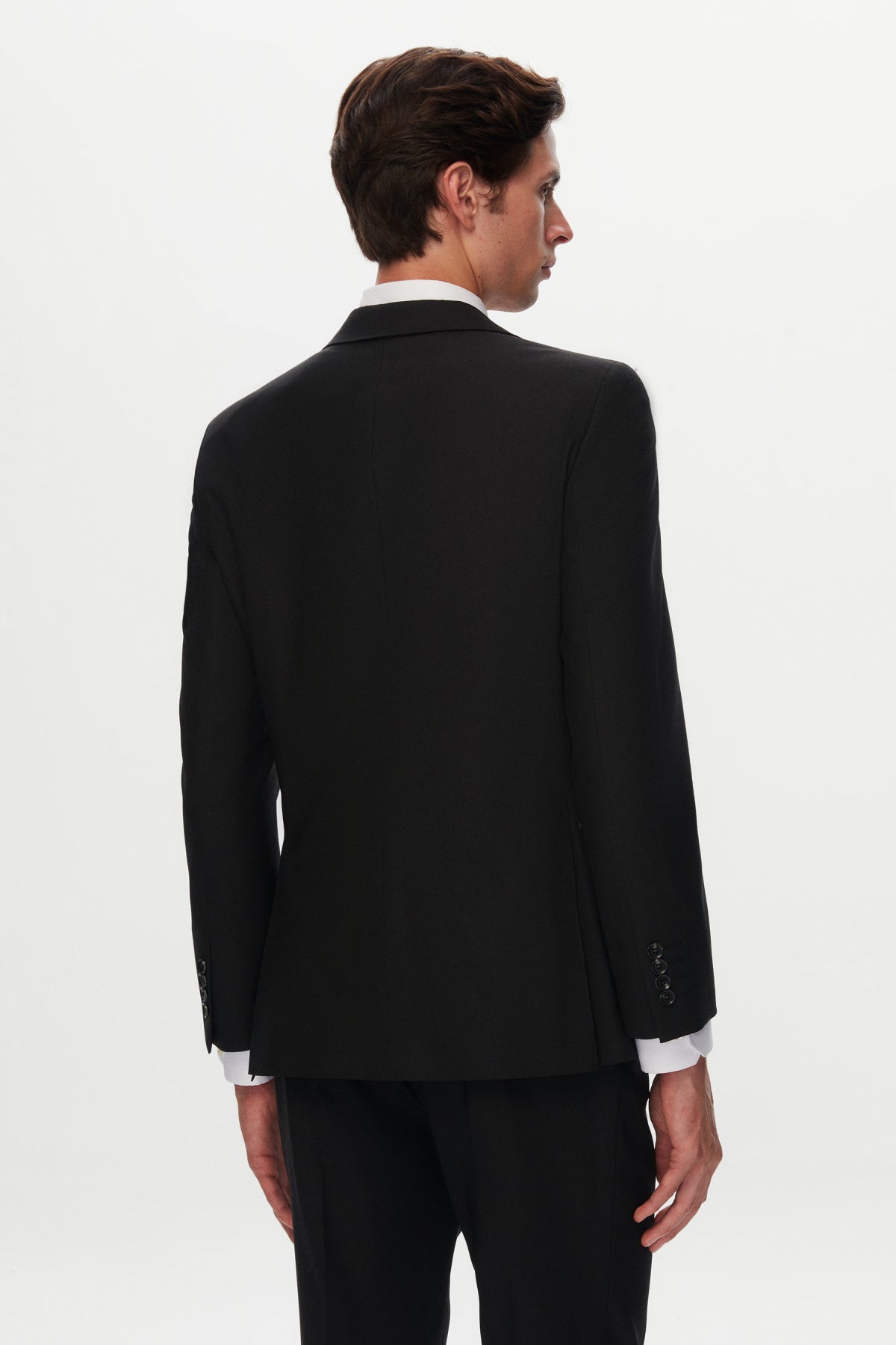 COSTUM D'S DAMAT SLIM FIT - Negru