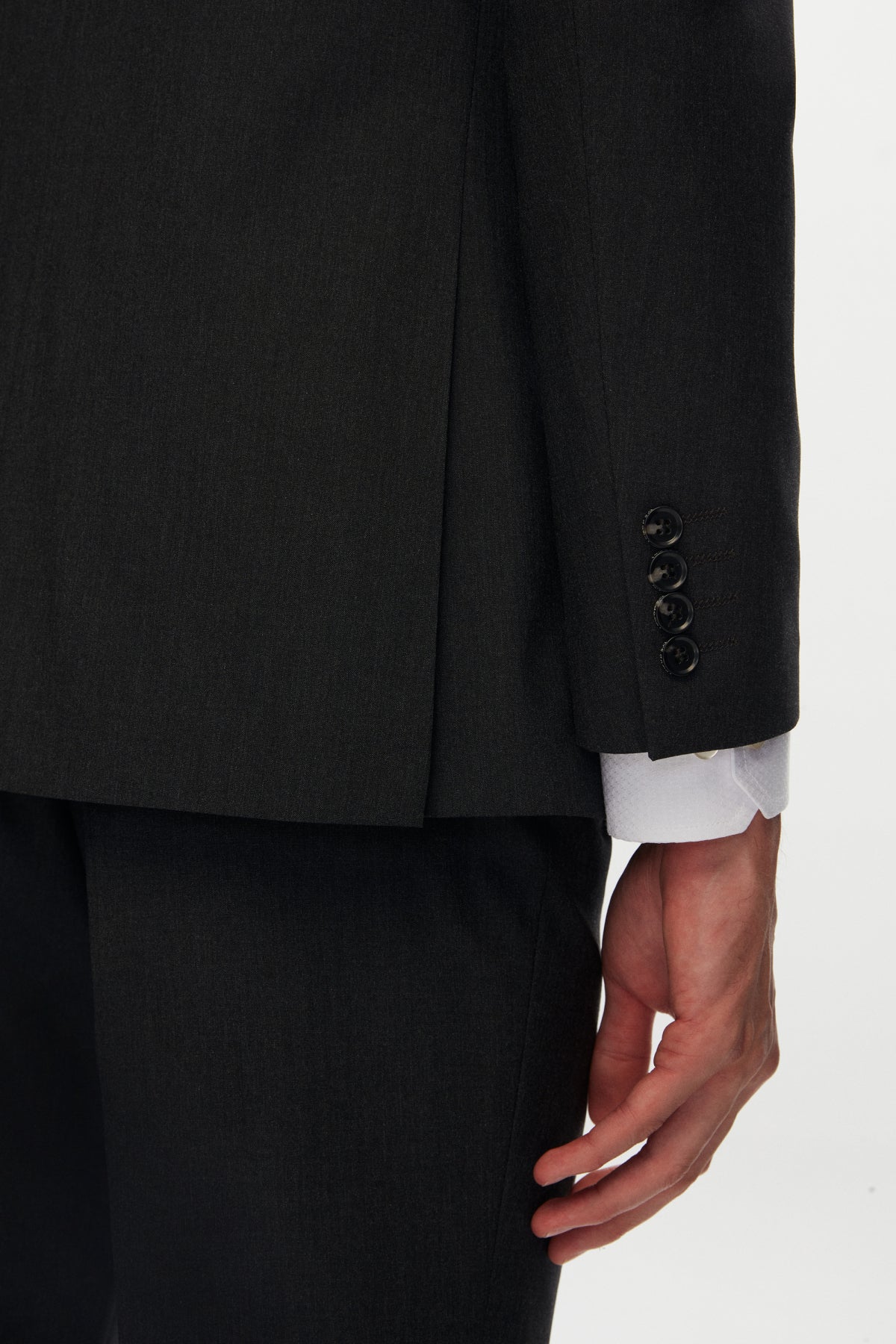 COSTUM D'S DAMAT SLIM FIT - Negru