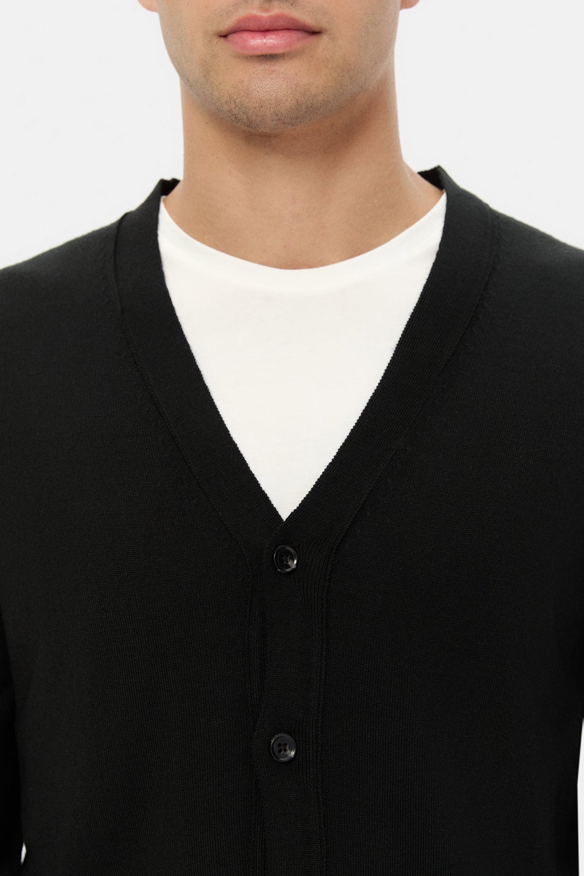 PULOVER REGULAR FIT D'S DAMAT - Negru