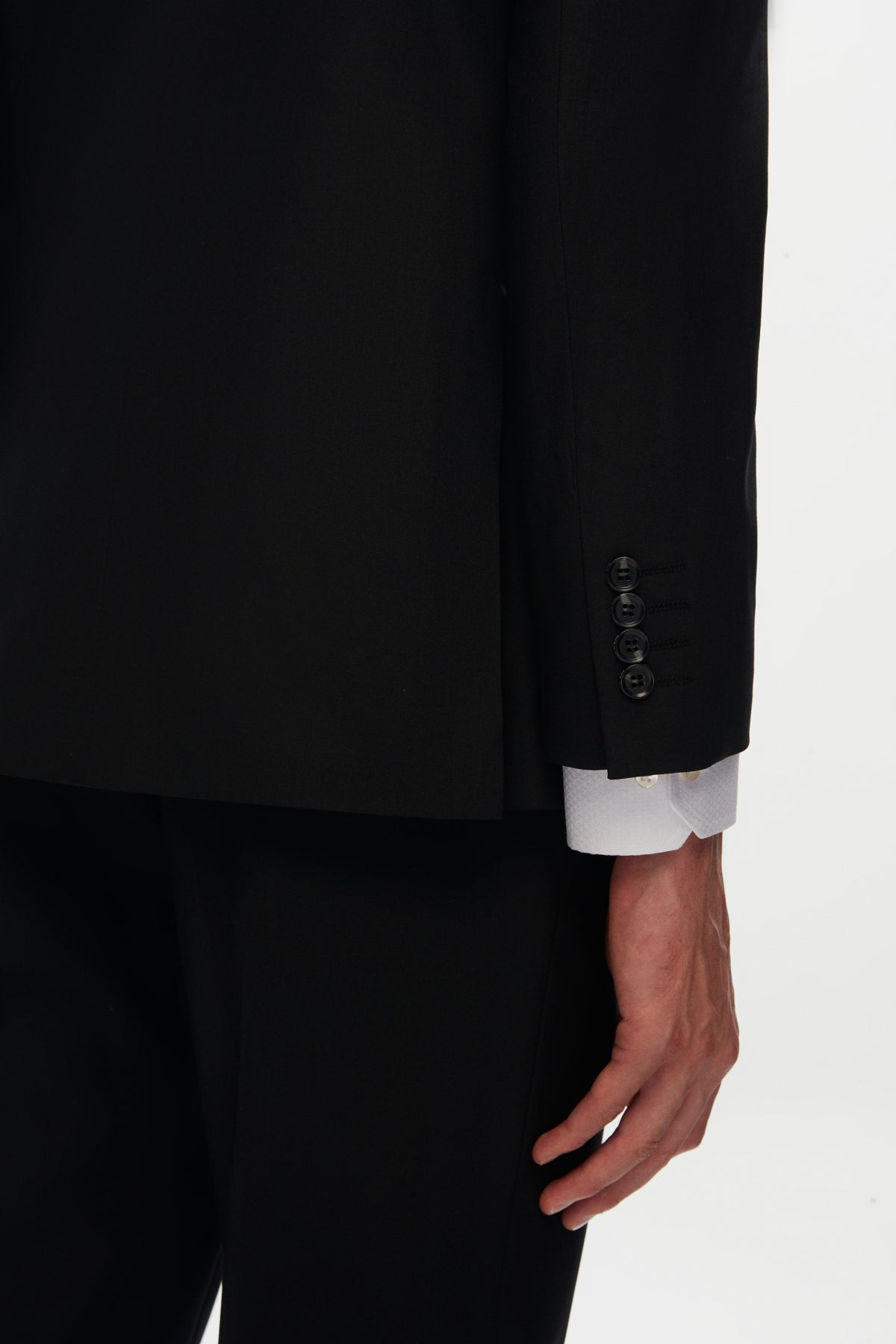 COSTUM D'S DAMAT SLIM FIT - Negru
