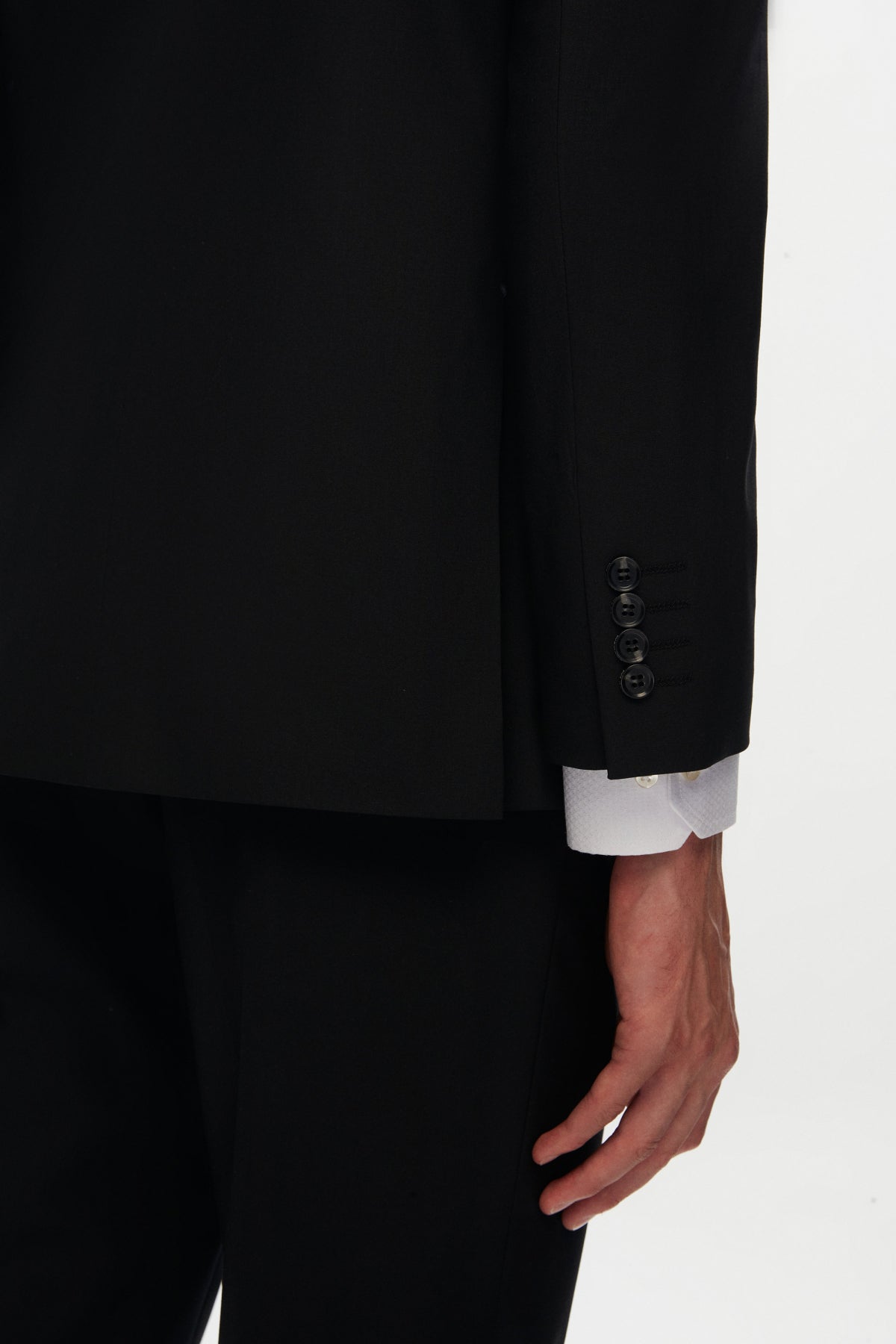 COSTUM D'S DAMAT SLIM FIT - Negru